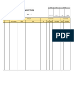 Hse Management Program: Fiscal Year ( - )