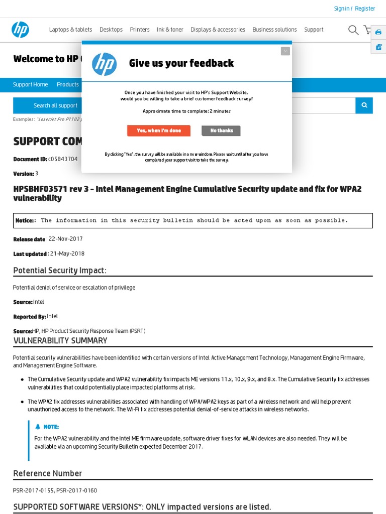 Vulnerability - HP | PDF | Computer Architecture | Computing