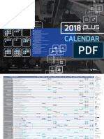 Monthly training schedule with course categories and dates