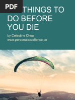 101 Things To Do Before You Die - Personal Excellence