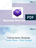 Bootstrap Overview: Silicus Training Name I V1.0 Silicus Technologies India PVT LTD © 2017 1