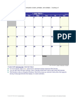 Printable July 2019 Calendar Template