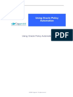 Using Oracle Policy Automation (OPA)