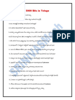 5000 Bits in Telugu PDF