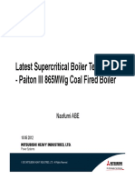Latest Supercritical Boiler Technology - Paiton Iii 865Mwg Coal Fired Boiler
