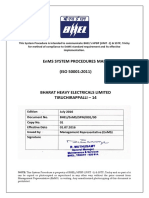 Enms System Procedures Manual (ISO 50001:2011)