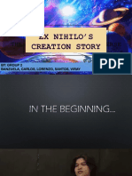Myth of Creation - Group 2 Report