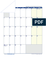 Calendario Enero 2019 PDF