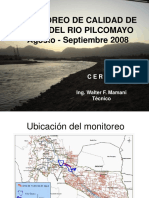 Villamontes Monitoreo Agua Pilcomayo