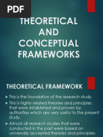 Theoretical and Conceptual Frameworks