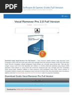 Gratis Vocal Remover Pro 2