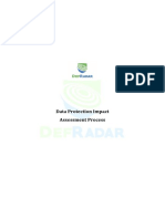 7.9 - Defradar - GDPR - Data Protection Impact Assessment Process - v2