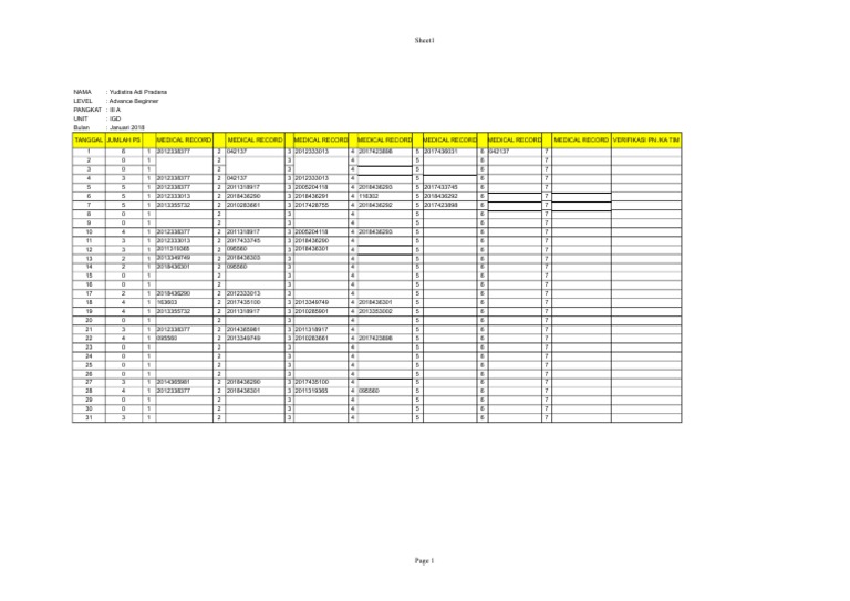 Sheet 1 | PDF