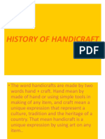 History of Handicraft