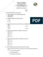 Summative Test in Math 6