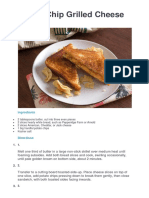 Potato Chip Grilled Cheese Recipe