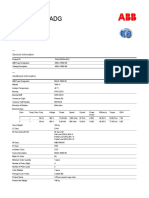 ABB M3AA 180M 4/6 Squirrel Cage Motor Technical Specifications