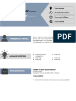 Curriculum Vitae Format