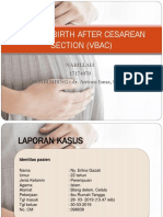 Vaginal Birth After Cesarean Section (Vbac)