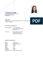 Chengky Rose Resume PDF