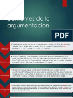 Elementos de La Argumentacion