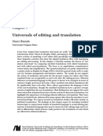 Universals of Editing and Translation: Mario Bisiada