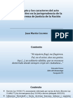 Colombo. El Concepto y Los Caracteres Del Acto Administrativo