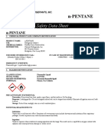 n-PENTANE Safety Data Sheet
