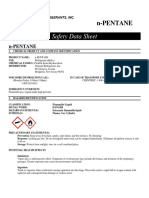 n-PENTANE Safety Data Sheet
