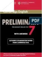 Book4joy - Cambridge English Preliminary 7 With Answers-1 PDF