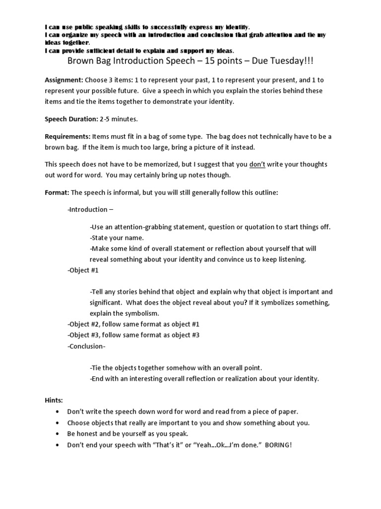 Speech introduction greeting image