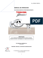 Angiógrafo Toshiba Infx-8000V Manual de Operación
