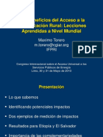 Maximo Torero - Los Beneficios Del Acceso A La Electrificacion Rural PDF