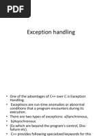 Exception Handling