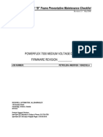 PF7000 Preventative Maintenance Checklist Revision