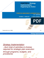 Strategy Implementation: Organizing For Action: Strategic Management & Business Policy