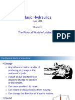 Basic Hydraulics: The Physical World of A Machine