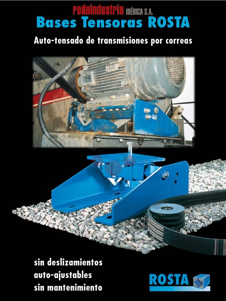 Manual Tensores ROSTA | PDF | Tornillo | Eje