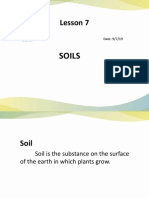 Lesson 7: Soils