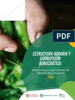 Estructura Agraria y Corrupción Burocrática Retos para La Autoridad de Tierras de La Nación PDF