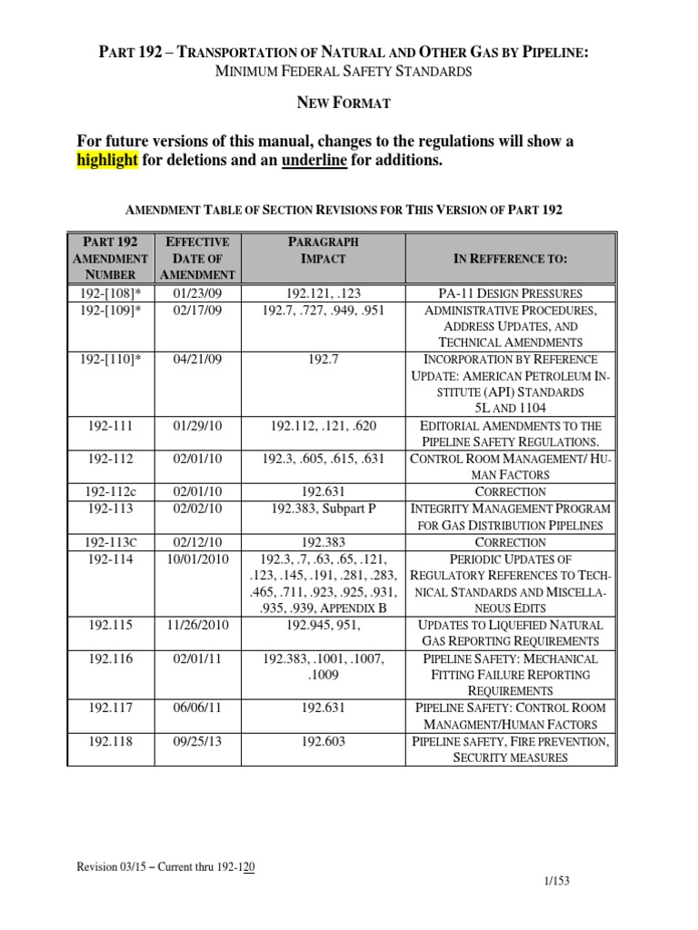 Federal Gas Pipeline Safety Standards | PDF | Pipeline Transport | Pipe ...