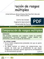 Comparación de Rasgos Múltiples