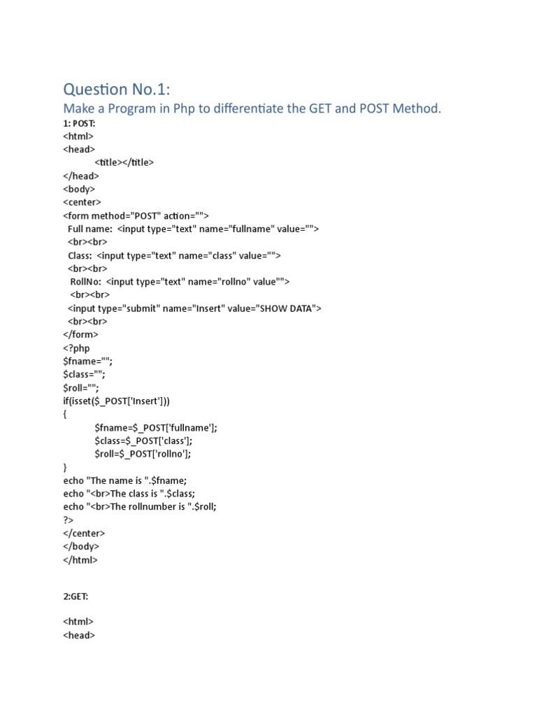 PHP Form Handling and Database Operations | PDF | Data Management ...