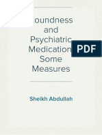 Soundness and Psychiatric Medication: Some Measures