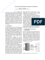 Partial Discharge Measurement and Evaluation Techniques For Transformers