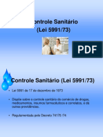 Controle Sanitário Lei 5991/73