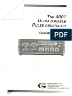 Global Specialties 4001 Manual