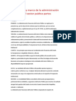 Ley marco de la administración financiera pública