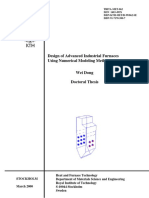 Design of Advanced Industrial Furnaces Using Numerical Modeling Method