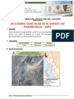 Reporte Preliminar Nº 026 - 03jul2019 - Accidente Vehicular Paramonga